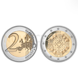 Moeda 2 Euro 1275 Aniversário Carlos Magno Alemanha 2023 A