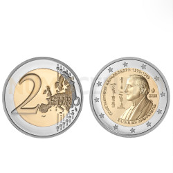 Moeda 2 Euros 150 Anos Nascimento Constantin Caratheodory Grécia 2023