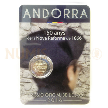 Moeda 2 Euros Andorra 2016 