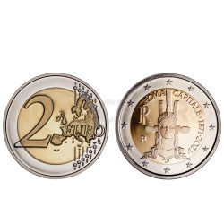 Moeda 2 Euros 150 Anos Roma Capital de Itália 2021
