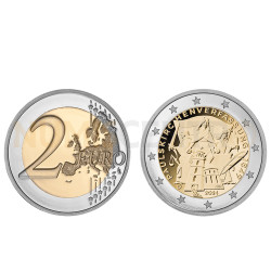 Moeda 2 Euro 175 Anos Constituição de Paulskirche Alemanha 2024 A