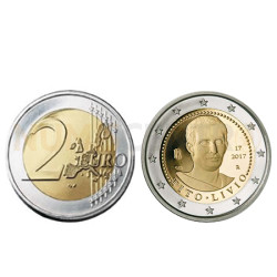 Moeda 2 Euros 2000 Anos da Morte Tito Livio Italia 2017