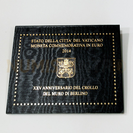 2 Euros 25 Anos Queda do Muro Berlim Vaticano 2014