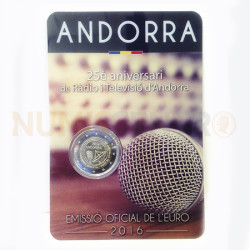 Moeda 2 Euros Andorra 2016 