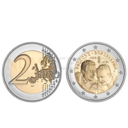 Moeda 2 Euros 30 Anos da Morte dos Juízes Giovanni Falcone e Paolo Borsellino Itália 2022