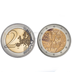 Moeda 2 Euro 30 Anos Queda do Muro de Berlim Alemanha 2019 A