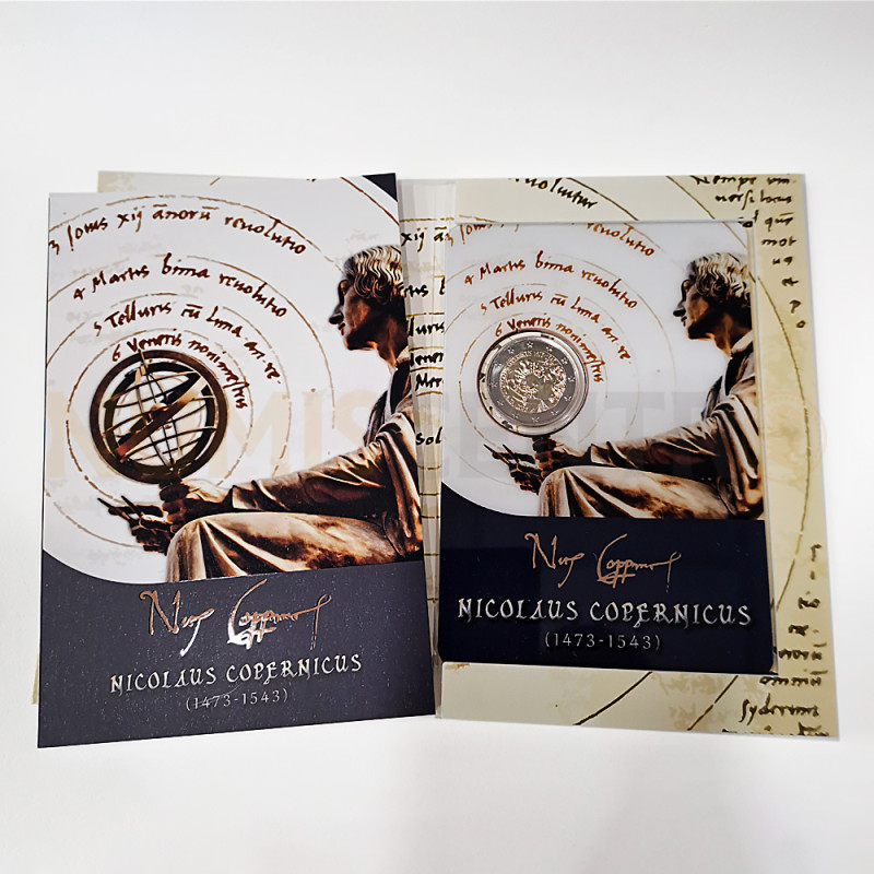 Moeda 2 Euros 550 Anos Nascimento Nicolaus Cupernicus Malta 2023