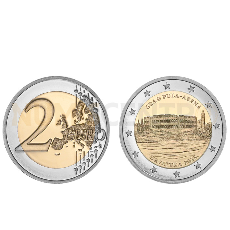 Moeda 2 Euro Arena Pula Croácia 2025