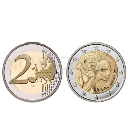 Moeda 2 Euro Augusto Rodin França 2017