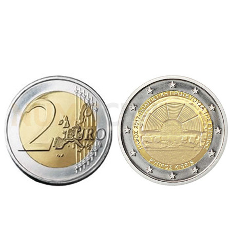 Moeda 2 Euros Capital Europeia da Cultura Paphos - Chipre 2017