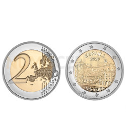 Moeda 2 Euro Cidade Velha de Cáceres Espanha 2023