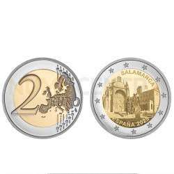 Moeda 2 Euro Cidade Velha de Salamanca Espanha 2025