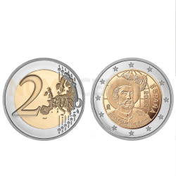 Moeda 2 Euro Circum Navegação Juan Sebastian Elcano Espanha 2022