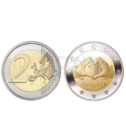 Moeda 2 Euros Malta 2016 