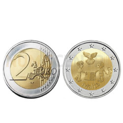 Moeda 2 Euros Crianças Solidariedade Malta 2017