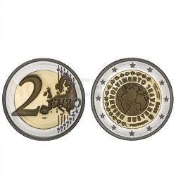 Moeda 2 Euros Desenvolvimento Sustentável Portugal 2025 Proof