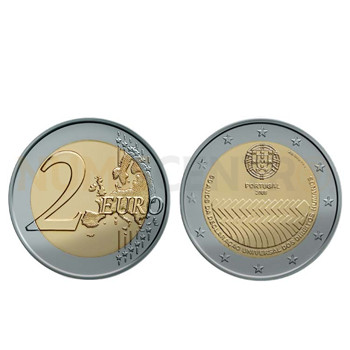 2 Euros 60 Aniversário Direitos Humanos Portugal 2008