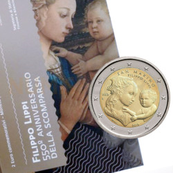 Moeda 2 Euro Filippo Lipi San Marino 2019