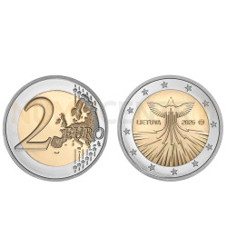 Moeda 2 Euros Independência Energética da Lituânia Lituânia 2026