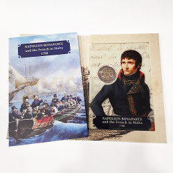 Moeda 2 Euros Napoleão Bonaparte 225 Anos Chegada dos Franceses a Malta 2023
