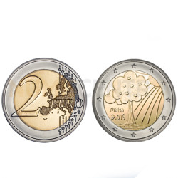 Moeda 2 Euros Natureza e Meio Ambiente Malta 2019