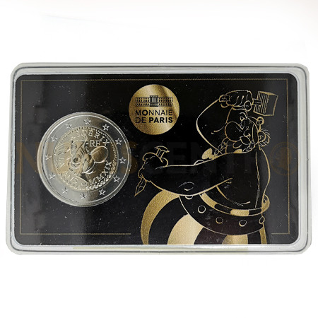Moeda 2 Euro Obelix França 2019 (Coincard)