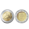 Moeda 2 Euros Região Histórica de Latgale Letónia 2017