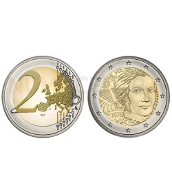 Moeda 2 Euro Simone Veil França 2018