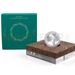 Moeda 2,5€ 200 Anos da constituição Portugal 2022 Prata Proof