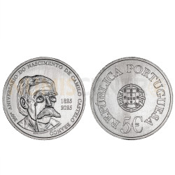 Moeda 5€ 200 Anos Nascimento Camilo Castelo Branco Portugal 2025 Cuproníquel