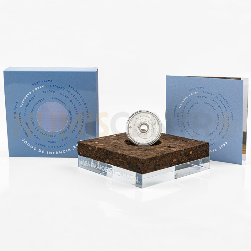 Moeda 5€ Arco e Gancheta Portugal 2022 Prata Proof