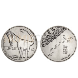 Moeda 5€ Dinheirosaurus Lourinhanensis Portugal 2021