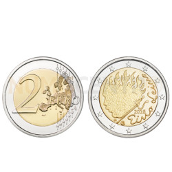Moeda 2 Euro Eino Leino Finlândia 2016