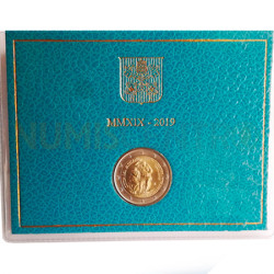 Moeda 2 Euros Aniversário Restauro da Capela Sistina Vaticano 2019