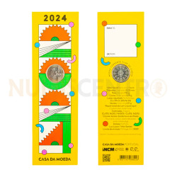 Moeda 1€ Comemoração Portugal 2024
