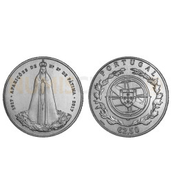 Moeda 2,5€ Comemorativa 100 Anos das Aparições de Fátima 2017 Cuproniquel