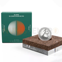 Moeda Comemorativa 2,50€ 50 Anos da Constituição de 1976 Portugal 2026 Prata Proof