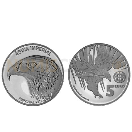 Moeda 5 € Comemorativa Águia Imperial 2018