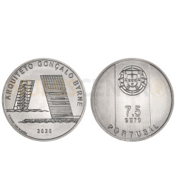 Moeda 7,5€ Comemorativa Arquitecto Gonçalo Byrne Portugal 2020 Prata 500
