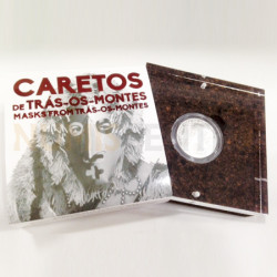 Moeda 2,5€ Os Caretos de Trás-Os-Montes Portugal 2017 Prata Proof