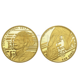 Moeda 7,5€ Carlos Lopes Portugal 2017 Ouro Proof