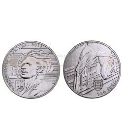 Moeda 7,5€ Carlos Lopes Portugal 2017 Prata 500/1000