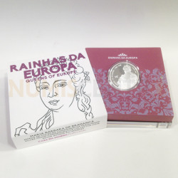 Moeda 5€ D Maria Bárbara de Bragança Prata Proof Portugal 2017
