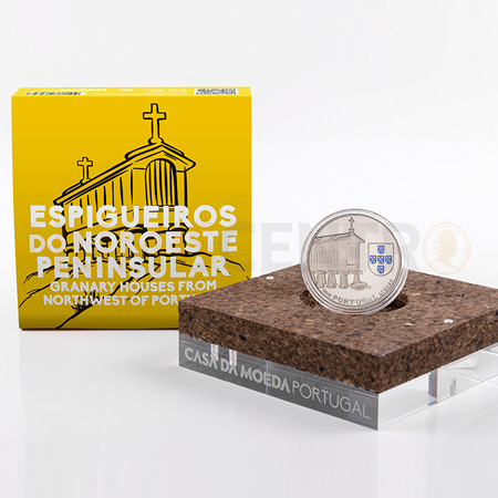 Moeda 2,5€ Espigueiros Portugal 2018 Prata Proof