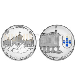Moeda 2,5€ Espigueiros Portugal 2018 Prata Proof