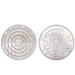 Moeda 5€ Idade do Ferro e do vidro Portugal 2017 Prata Proof