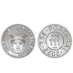 Moeda 7,5€ ISEG Portugal 2022 Prata 500