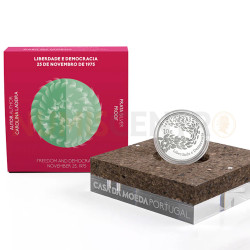 Moeda Comemorativa 10€ Liberdade e Democracia Portugal 2026 Prata Proof