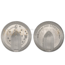 Moeda 5€ Comemorativa O Gótico Portugal 2020 cuproniquel