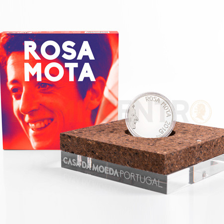 Moeda 7,5€ Rosa Mota 2018 Prata Proof